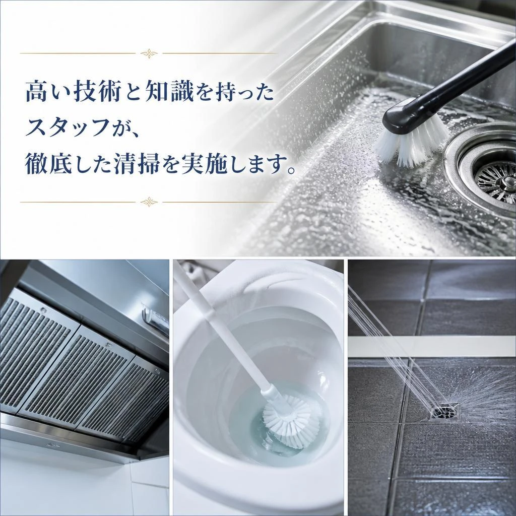 プロフェッショナル清掃の特長