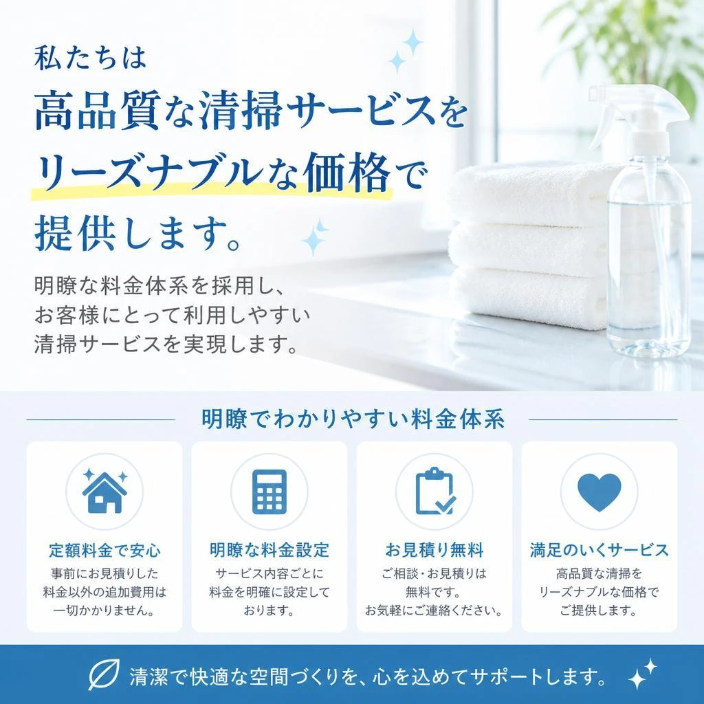 安価で利用しやすい料金体系