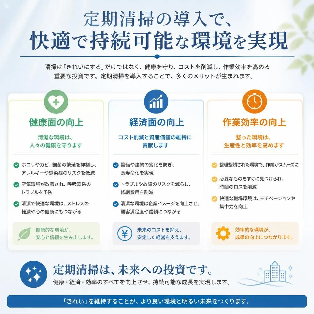 清掃で得られる5つのメリット