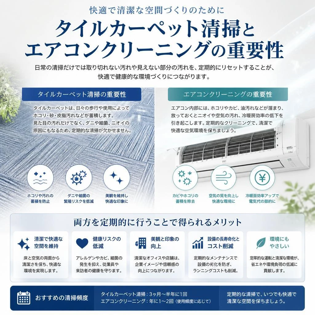 エアコンクリーニングとの相乗効果