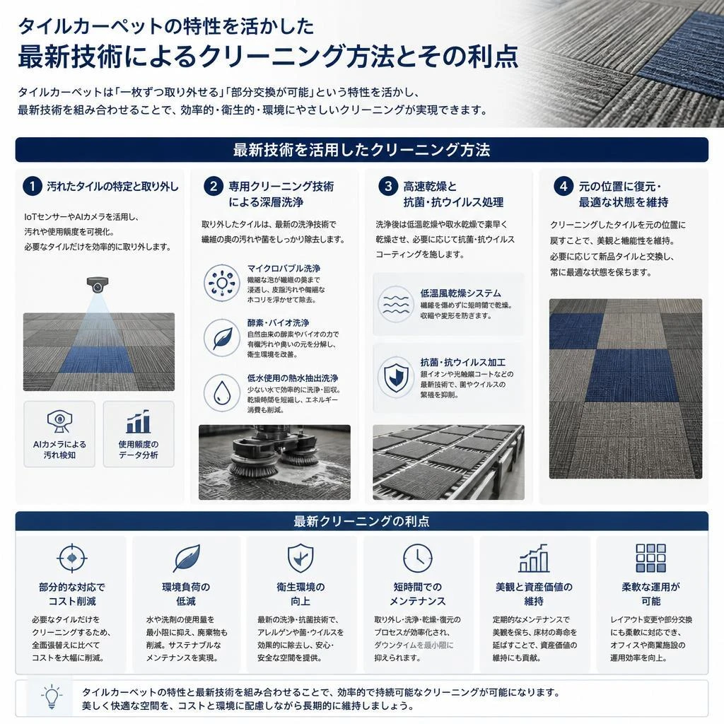 5. タイルカーペットクリーニングの新技術