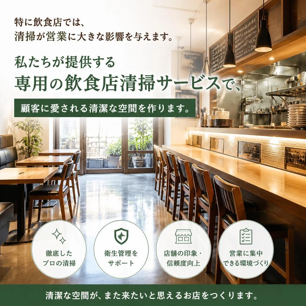 飲食店清掃の重要性