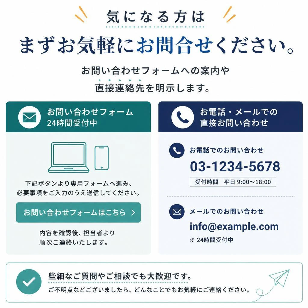 7. お問い合わせ・お見積もり