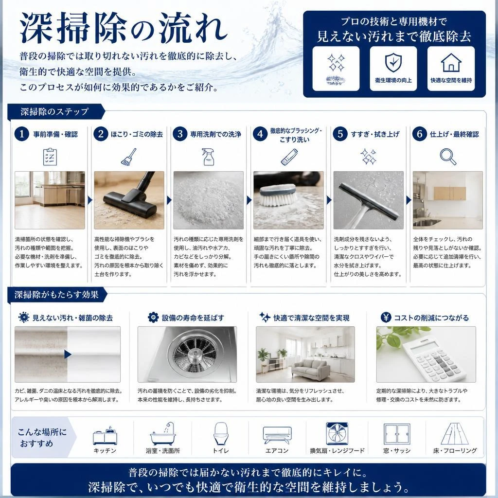 深掃除のプロセス
