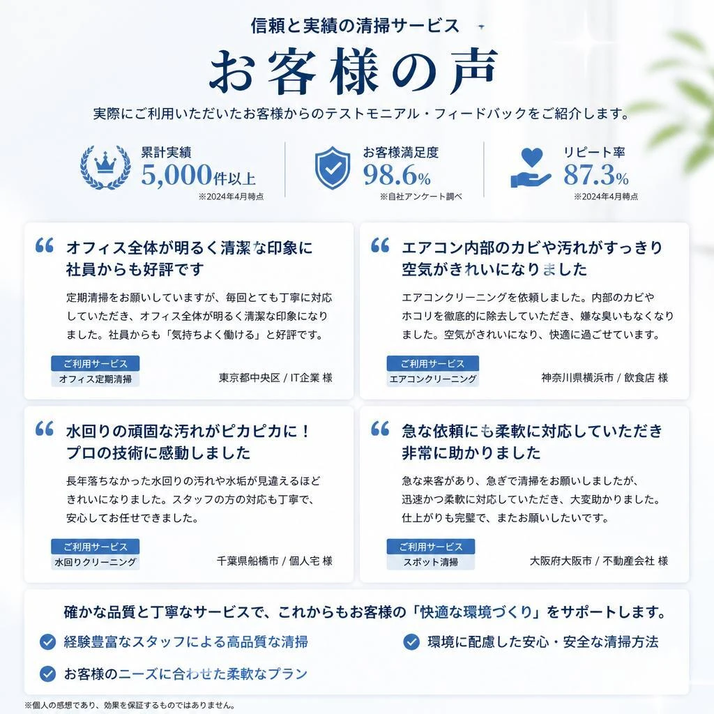 5. お客様の声