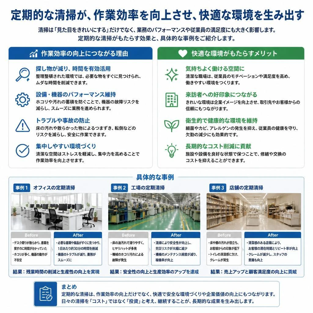 定期清掃のメリット
