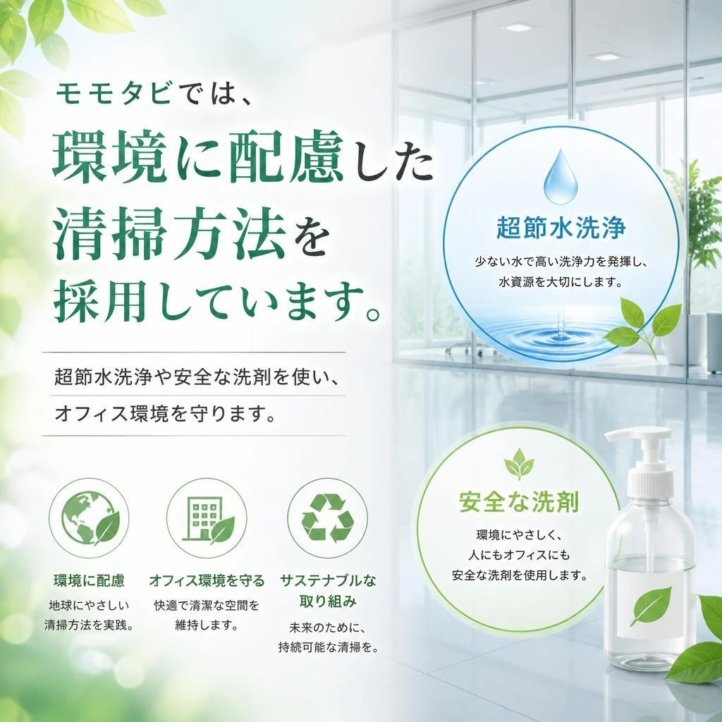 環境に優しい清掃方法