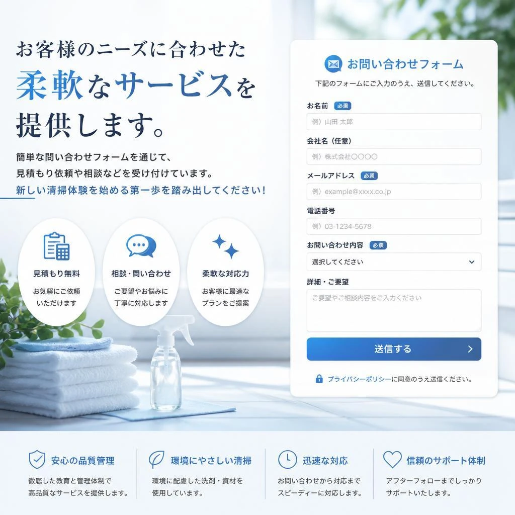今すぐお問い合わせを！