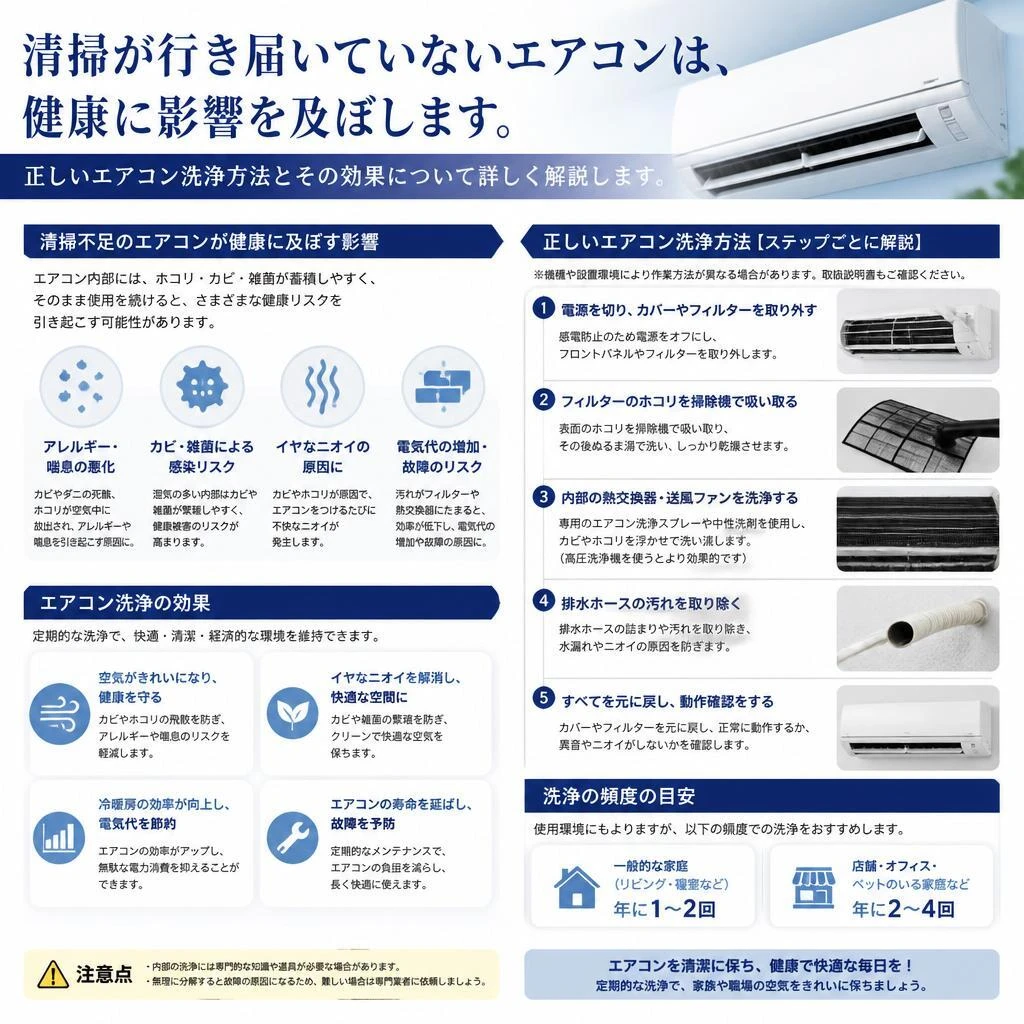 エアコン洗浄で快適さを保つ