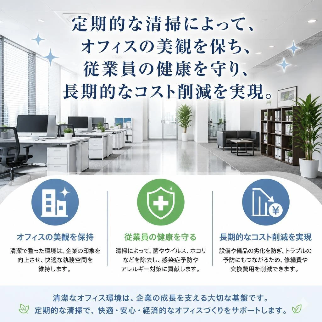 定期清掃のメリットとは？