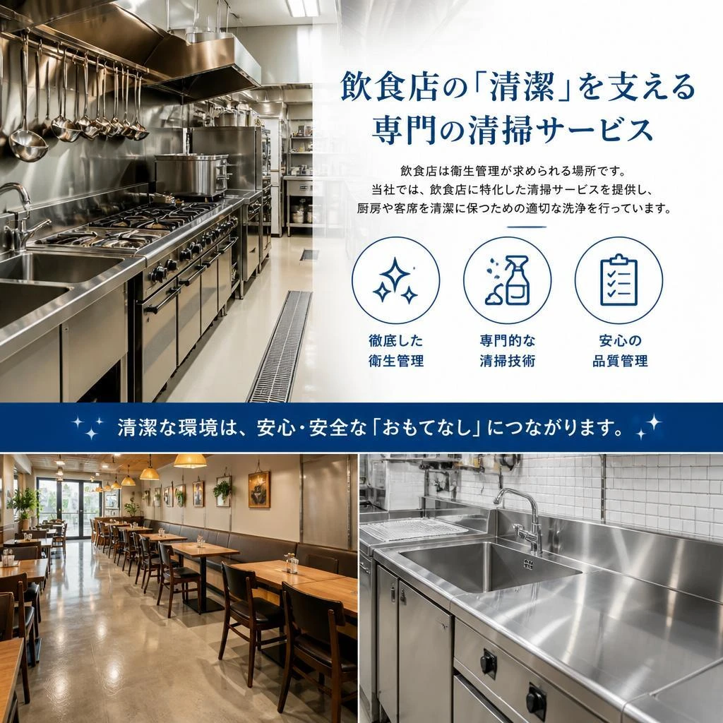 飲食店清掃の特別な取り組み