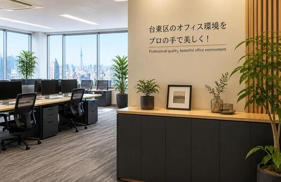台東区のオフィス環境をプロの手で美しく！