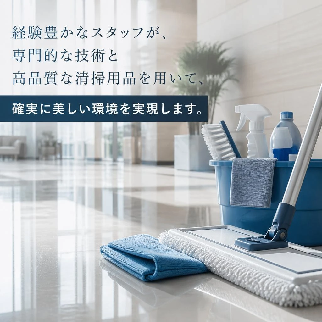 プロフェッショナルな清掃サービス