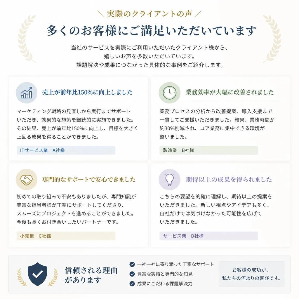 お客様の声