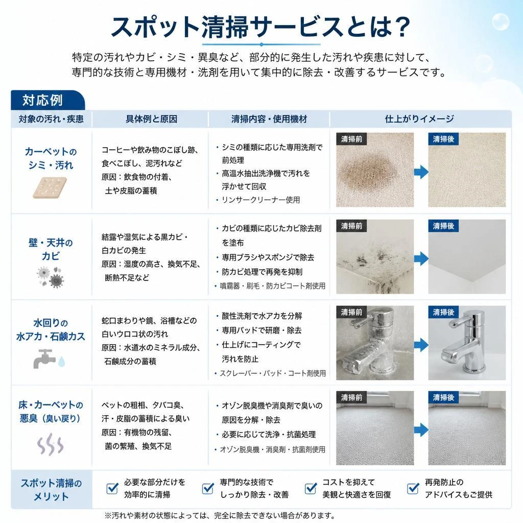 5. スポット清掃サービス