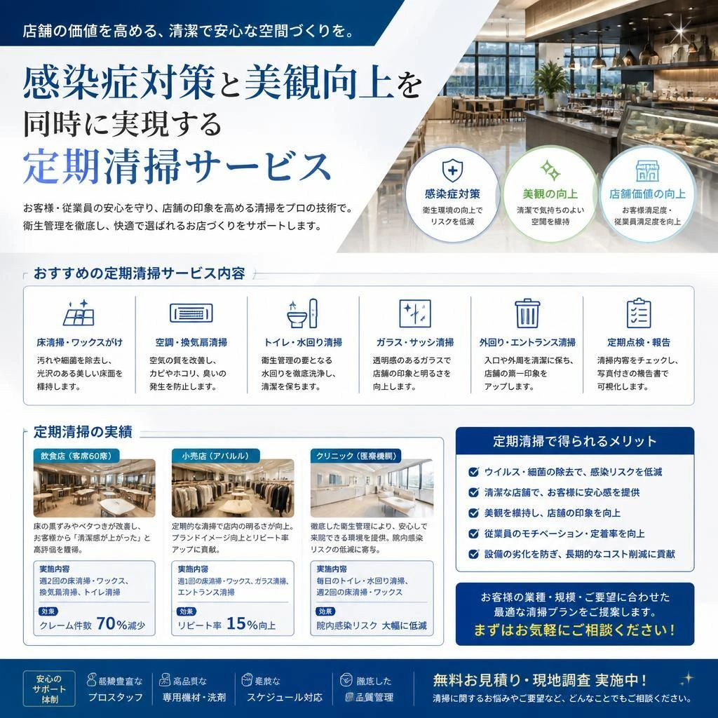 2. 定期清掃サービスのご紹介