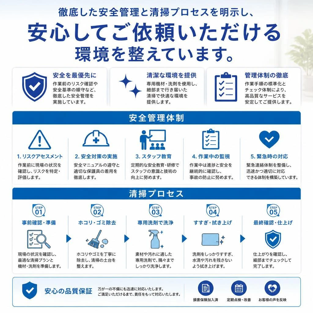 4. 安全・安心な清掃プロセス
