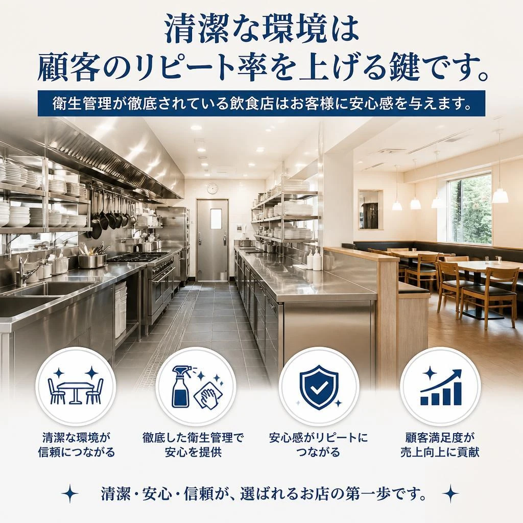 飲食店清掃の重要性
