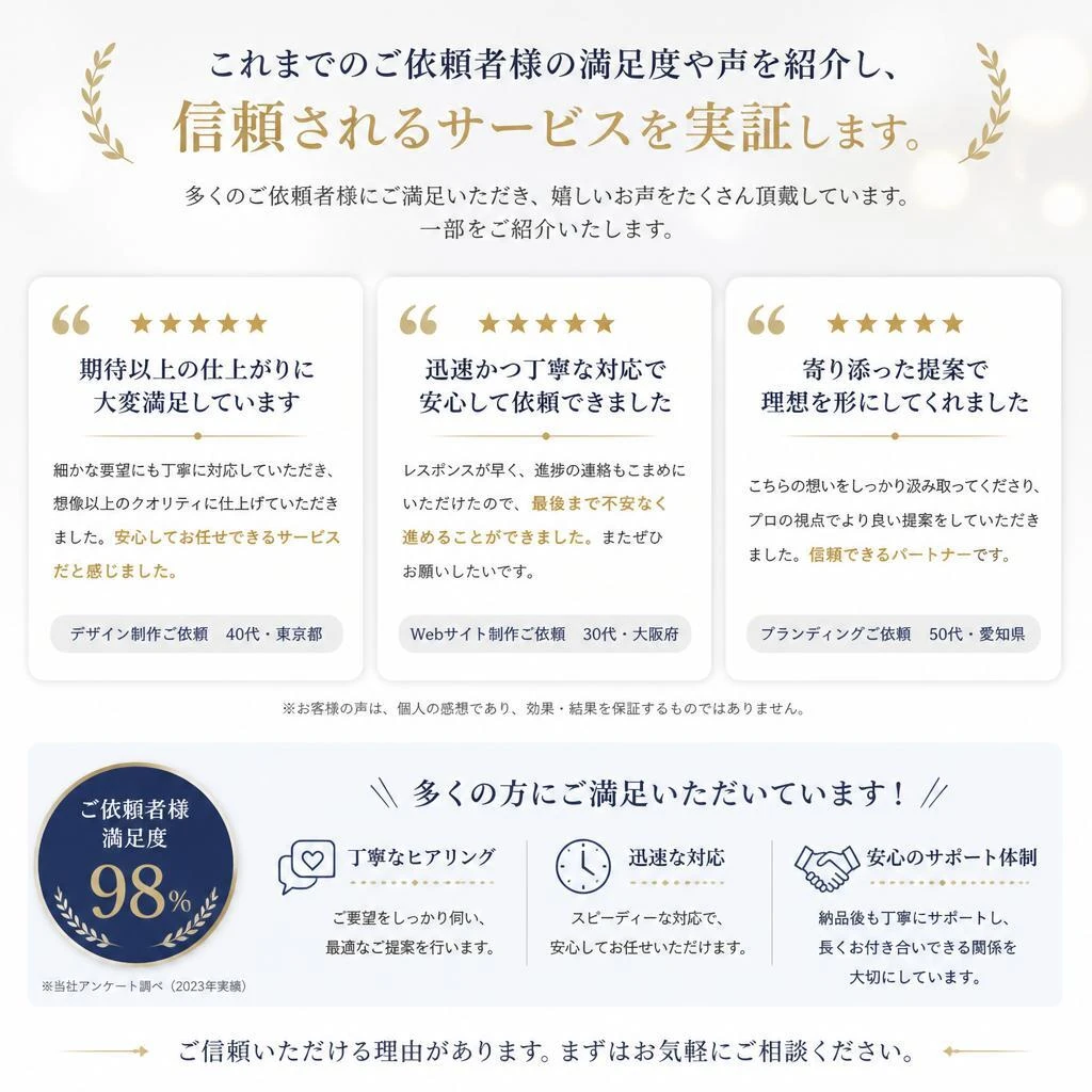 顧客の声