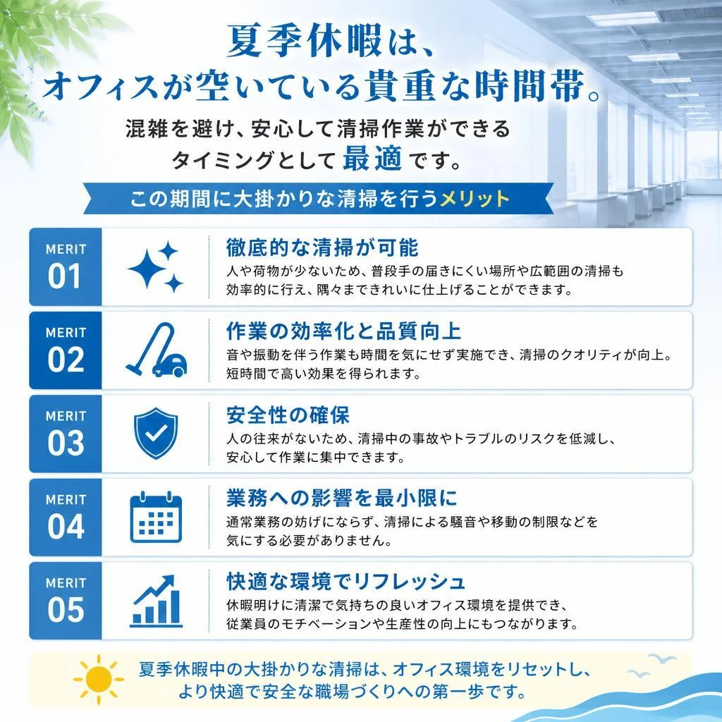 夏季休暇の活用法