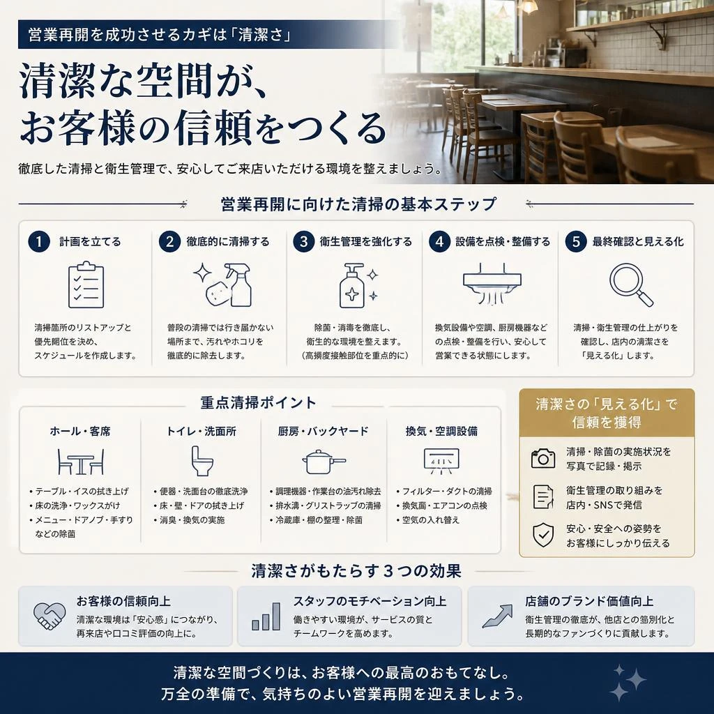 飲食店清掃の重要性