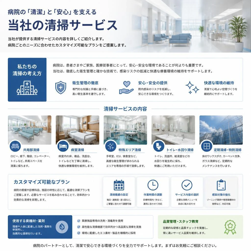 私たちの清掃サービス