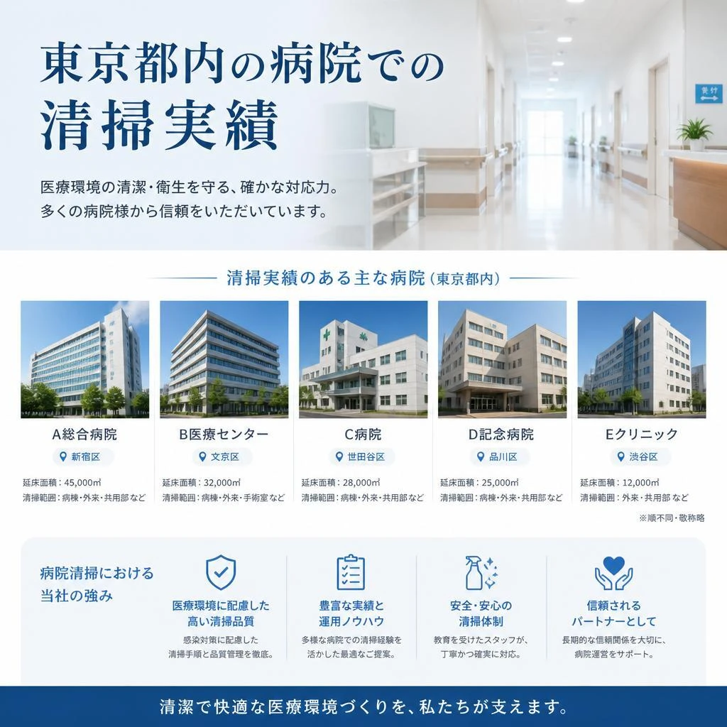 高い業務実績の紹介