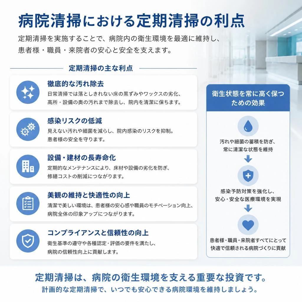 定期清掃サービスのメリット