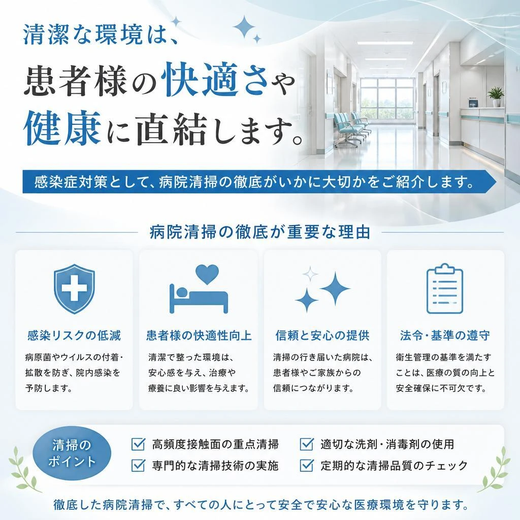 病院清掃の重要性