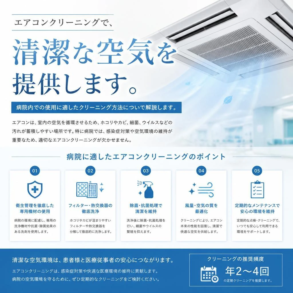 エアコンクリーニングで快適な空間を