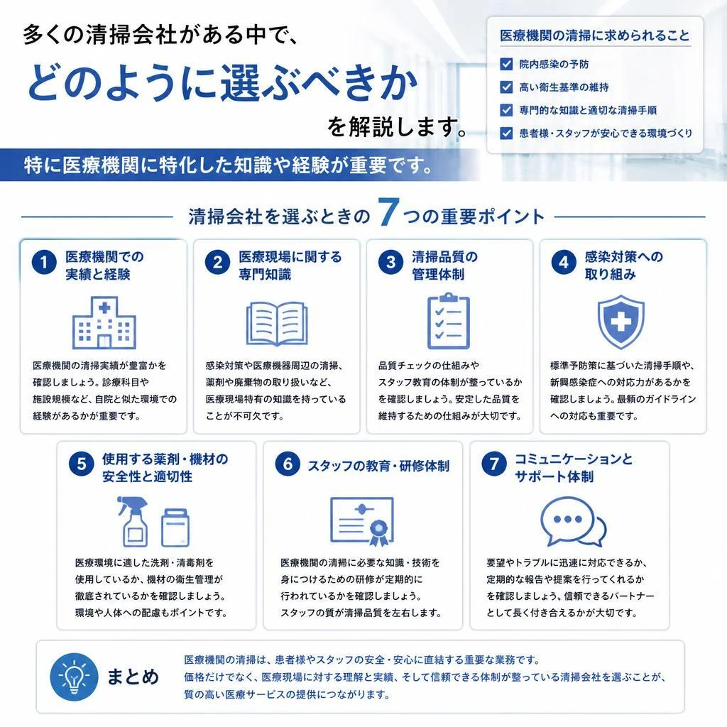 大田区の清掃会社の選び方